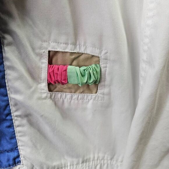 Vintage Koret Francisca Jacket Womens Sz Medium White Zip Up Retro Windbreaker - Picture 7 of 12
